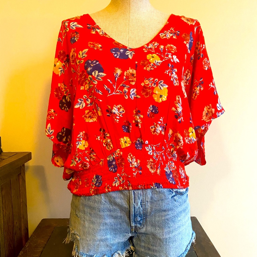 Crinkle Floral Willow and RootTop/ Size: xl